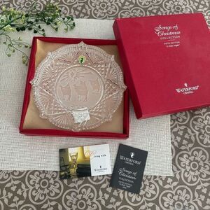 Waterford Crystal Songs‎ of Christmas Plate Vintage 2000 Oh Holy Night NIB